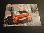 Brochure Toyota GT86 2012, Boeken, Ophalen of Verzenden, Zo goed als nieuw, Toyota