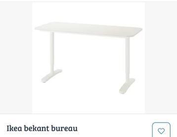 Bekant wit ikea bureau - afbeelding 7
