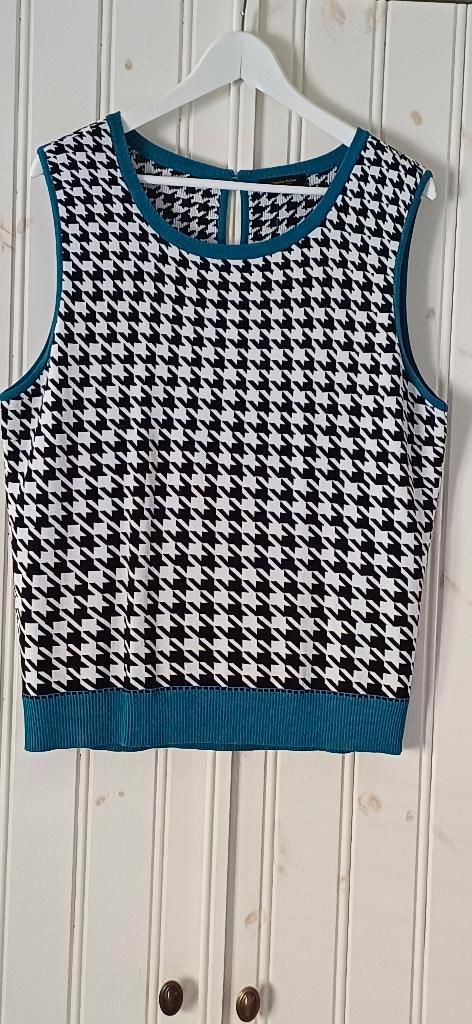 Mooi pied de poule ruiten top, Claudia Sträter     mt XL, Kleding | Dames, Tops, Zo goed als nieuw, Maat 46/48 (XL) of groter