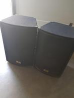 Set Devine 15" Passieve speakers - 500 Watt, Gebruikt, 120 watt of meer, Front, Rear of Stereo speakers, Ophalen
