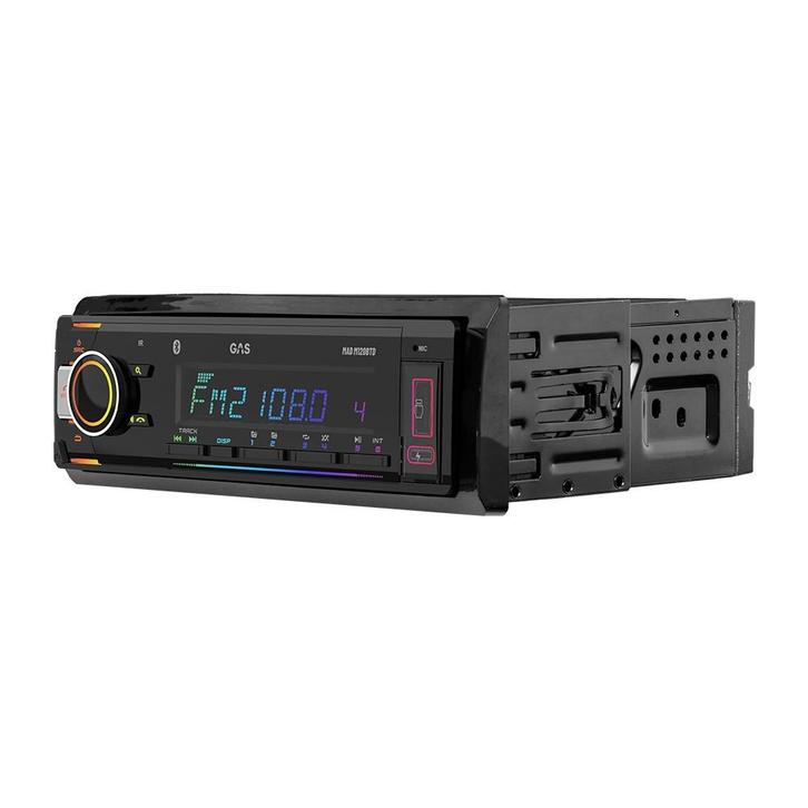 GAS AUDIO MAD M120-BTD DAB+ autroradio met multi-color usb, Auto diversen, Autoradio's, Nieuw, Verzenden