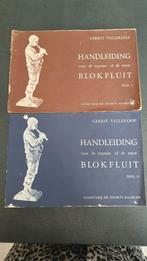 Blokfluit Handleiding Gerrit Vellekoop - Deel I & II, Ophalen of Verzenden, Gelezen, Instrument, Gerrit Vellekoop