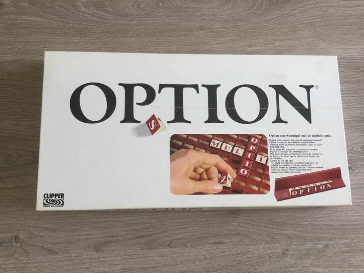 Option Kruiswoord Spel, Hobby en Vrije tijd, Gezelschapsspellen | Bordspellen, Gebruikt, Een of twee spelers, Drie of vier spelers