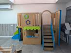 Speelhuis met glijbaan (voor binnen), Ophalen of Verzenden, Gebruikt, Hout