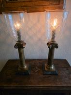 stormkandelaars (hurricane lamps), Ophalen of Verzenden, Koper of Brons