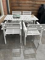 IKEA ASKHOLMEN Tuinset - Tafel & 4 Stoelen, Ophalen, 4 zitplaatsen, Gebruikt, Eettafel