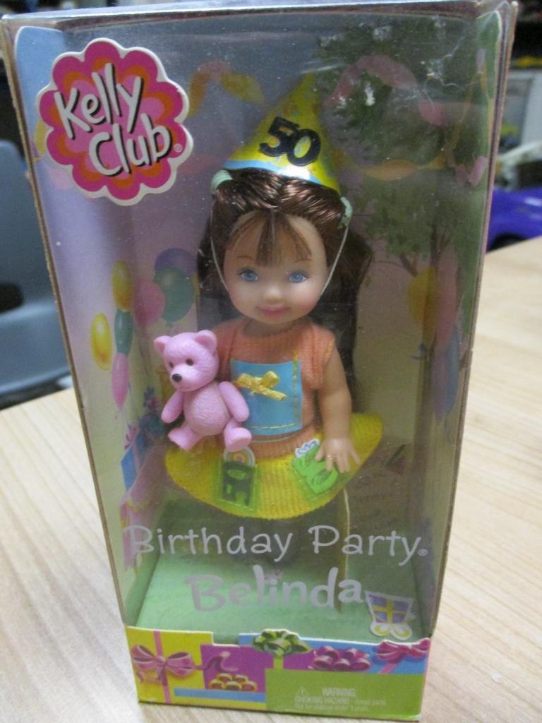 2002 BARBIE/ KELLY CLUB BELINDA 50th Birthday Party NIEUW, Ophalen of Verzenden, Nieuw, Fashion Doll