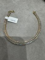 14K Goud - Double Tennis bracelet, Sieraden, Tassen en Uiterlijk, Nieuw, Goud, Goud, Ophalen of Verzenden