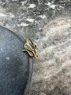 14k Gouden Slangen Ring, Nieuw, Ophalen of Verzenden, 17 tot 18, Dame