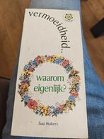 Boekje over vermoeidheid, Boeken, Ophalen of Verzenden, Gelezen, Jaap Huibers
