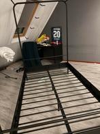 Zwart VT Wonen Bunk bed inclusief matras, Huis en Inrichting, Slaapkamer | Bedden, Ophalen, Zwart, Zo goed als nieuw, Twijfelaar