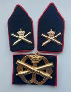 Set Artillerie, Verzamelen, Ophalen of Verzenden, Landmacht, Nederland, Embleem of Badge