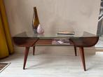 Vintage teak salon tafel, jaren 50 design, Antiek en Kunst, Ophalen