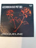 accordeon duo Piet bex 7 inch twee rode rozen, Ophalen of Verzenden, Zo goed als nieuw, Nederlandstalig