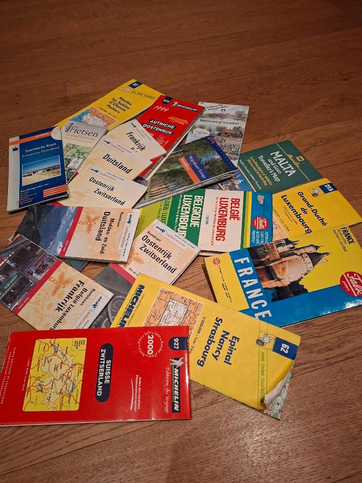 Oude (Land)kaarten, Hobby en Vrije tijd, Overige Hobby en Vrije tijd, Gebruikt, Ophalen of Verzenden