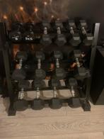 Hexa dumbbells incl 3 laags rack echt ZGAN, Sport en Fitness, Fitnessmaterialen, Ophalen, Zo goed als nieuw, Dumbbell