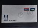 KLM 40 jaar envelop uit 1959 (L168), Postzegels en Munten, Brieven en Enveloppen | Nederland, Ophalen of Verzenden, Envelop
