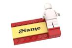 Lego LEGOLAND name badge - Rood *Nieuw*, Ophalen of Verzenden, Nieuw, Lego