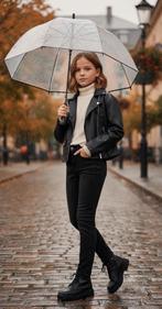 ✨ ZARA zwarte jeans met verstelbare tailleband  maat 140, Ophalen of Verzenden, Zo goed als nieuw, Meisje, Broek