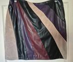 Leren rokje mt.48 ZGAN, Kleding | Dames, Ophalen of Verzenden, Zo goed als nieuw, Zwart, Rok