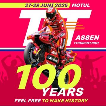 2 tix MotoGP MOTUL Talud TT Assen (zondag 29 juni 2025, ui beschikbaar voor biedingen