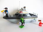 playmobil politieboot met duiker 4429, Kinderen en Baby's, Speelgoed | Playmobil, Ophalen of Verzenden, Gebruikt, Complete set