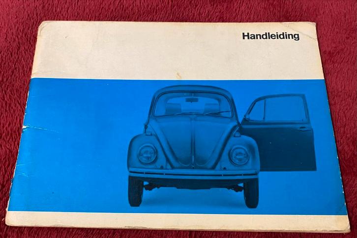 Volkswagen Kever Handleiding VW1200 VW 1300 VW1500, Auto diversen, Handleidingen en Instructieboekjes, Ophalen of Verzenden