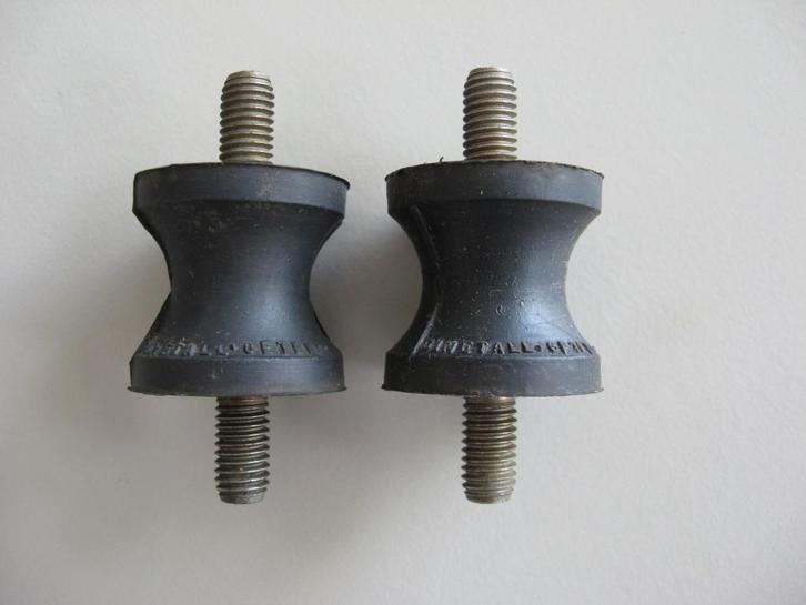 2x trillingsdemper, rubber buffer - 30x30 mm - M8, Auto-onderdelen, Klein materiaal, Audi, BMW, Ford, Mercedes-Benz, Oldtimer onderdelen