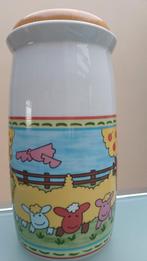 Winterling Keramische Pot met Houten Deksel, Ophalen of Verzenden, Zo goed als nieuw