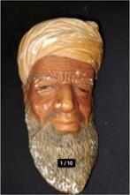 Vintage 1959 Bossons Chalk ware “Arabic Man” Hand painted 8, Antiek en Kunst, Antiek | Wandborden en Tegels, Ophalen of Verzenden