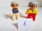Duplo poppetjes opa en oma 7 verschillende paren, Ophalen of Verzenden, Gebruikt, Duplo