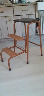 Heel gaaf vintage Brabantia trapje cq krukje, Ophalen, Zo goed als nieuw