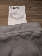 Hoofdbord hoes licht grijs. Dunvik, Ophalen of Verzenden, Nieuw, Tweepersoons, Stof