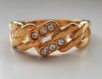 AVON Ring. Leonora. Crystal steentjes. Goldplated., Sieraden, Tassen en Uiterlijk, Ringen, 19 tot 20, Nieuw, Ophalen of Verzenden