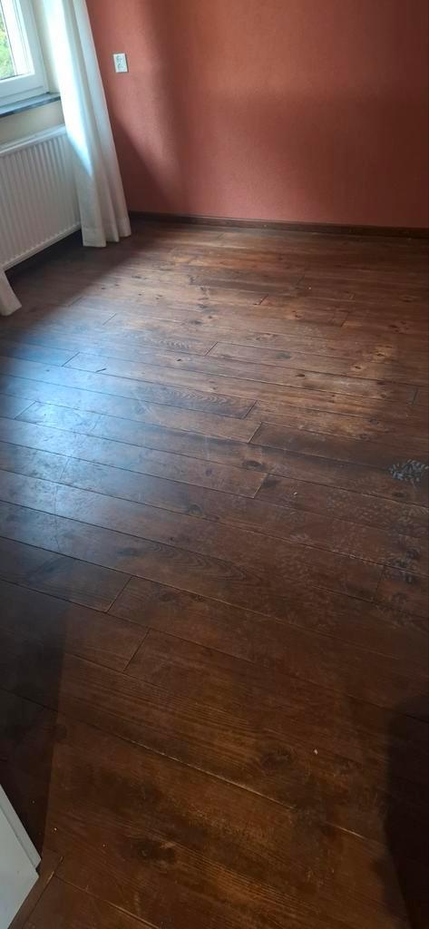 Echt Houten Vloer - 40m2 - Direct Af Te Halen!, Doe-het-zelf en Verbouw, Vloerdelen en Plavuizen, Gebruikt, Vloerdelen of -planken