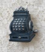 Vintage broche - Oude Kassa, Overige materialen, Blauw, Minder dan 4 cm, Ophalen of Verzenden