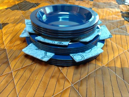 Mepal Rosti Camping Servies - 16 Delig, Caravans en Kamperen, Caravan accessoires, Gebruikt, Ophalen of Verzenden