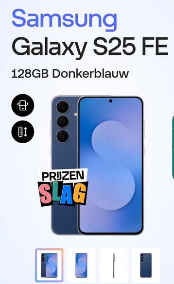 Samsung S25 FE/128GB Donkerblauw(Upgraded)Claim watch 7/8? beschikbaar voor biedingen