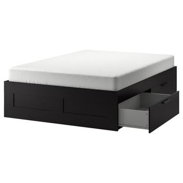 IKEA BRIMNES bed 160x200 cm – met 4 lades – beschikbaar voor biedingen