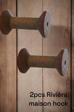 2 pcs ** RIVIÈRA MAISON **klos hook wood, Wandkapstok, Nieuw, Ophalen of Verzenden, Minder dan 100 cm