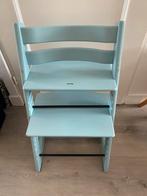 Stokke Tripp Trapp Stoel licht Blauw Nieuw Model, Ophalen, Gebruikt, Meegroeistoel