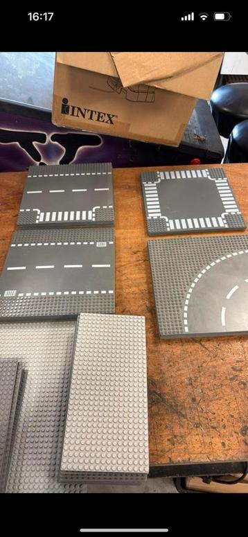Lego wegen platen 29 stuks. Grijs, diverse varianten beschikbaar voor biedingen