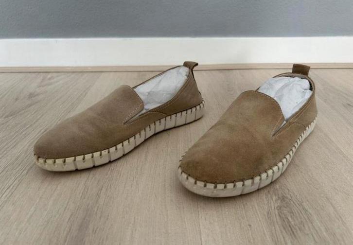 SHABBIES AMSTERDAM DAMES Instappers Maat 37 - Gratis, Kleding | Dames, Schoenen, Zo goed als nieuw, Instappers, Beige, Ophalen
