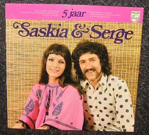 Saskia & Serge – 5 jaar Saskia & Serge 1975 LP898, Cd's en Dvd's, Vinyl | Nederlandstalig, Zo goed als nieuw, Overige formaten