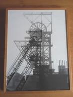 Mijnschacht Compilatie foto Schachtwiel in mooie lijst, Ophalen of Verzenden, Voor 1940, Zo goed als nieuw, Overige onderwerpen