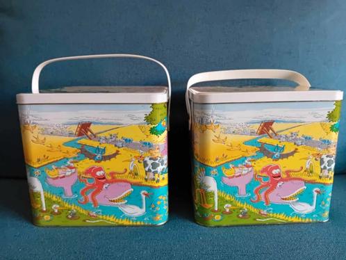 Vintage blikken, Verzamelen, Blikken, Zo goed als nieuw, Overige, Overige merken, Ophalen of Verzenden