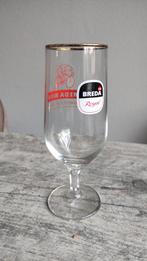 Uniek Breda Bier-glas op voet, editie Wielercompetitie 1964, Verzamelen, Biermerken, Ophalen, Gebruikt, Glas of Glazen, Overige merken