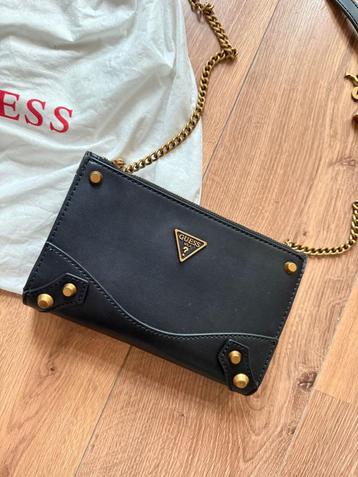 Guess zwart met gouden crossbody beschikbaar voor biedingen