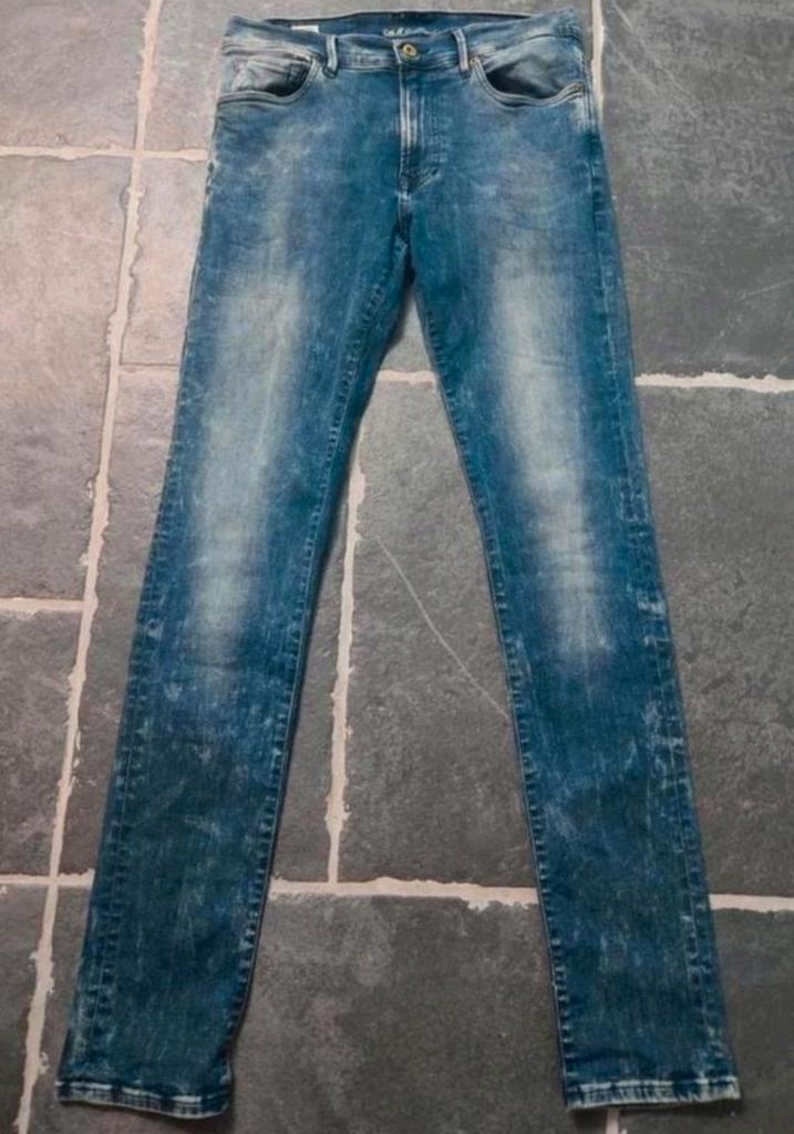Gsus, The Tesla, Skinny Fit, W31 L34, blauw, zgan! Rob3134, Kleding | Heren, Spijkerbroeken en Jeans, Zo goed als nieuw, W32 (confectie 46) of kleiner