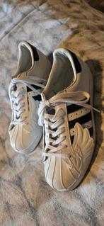 Adidas x Jeremy Scott Wings Superstar - Maat 40⅔, Wit, Ophalen of Verzenden, Sneakers of Gympen, Adidas